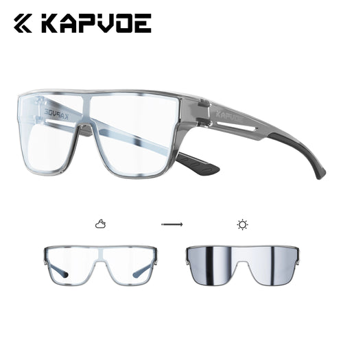 KAPVOE Fitover Sunglasses Photochromic UV400 Fit Over Prescription Eyeglasses Men Women Outdoor Sports Cycling Hiking Glasses