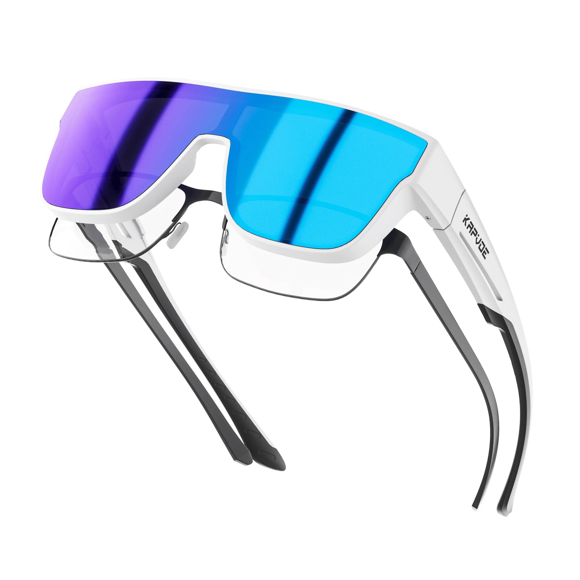 KAPVOE Fitover Sunglasses Photochromic UV400 Fit Over Prescription Eyeglasses Men Women Outdoor Sports Cycling Hiking Glasses