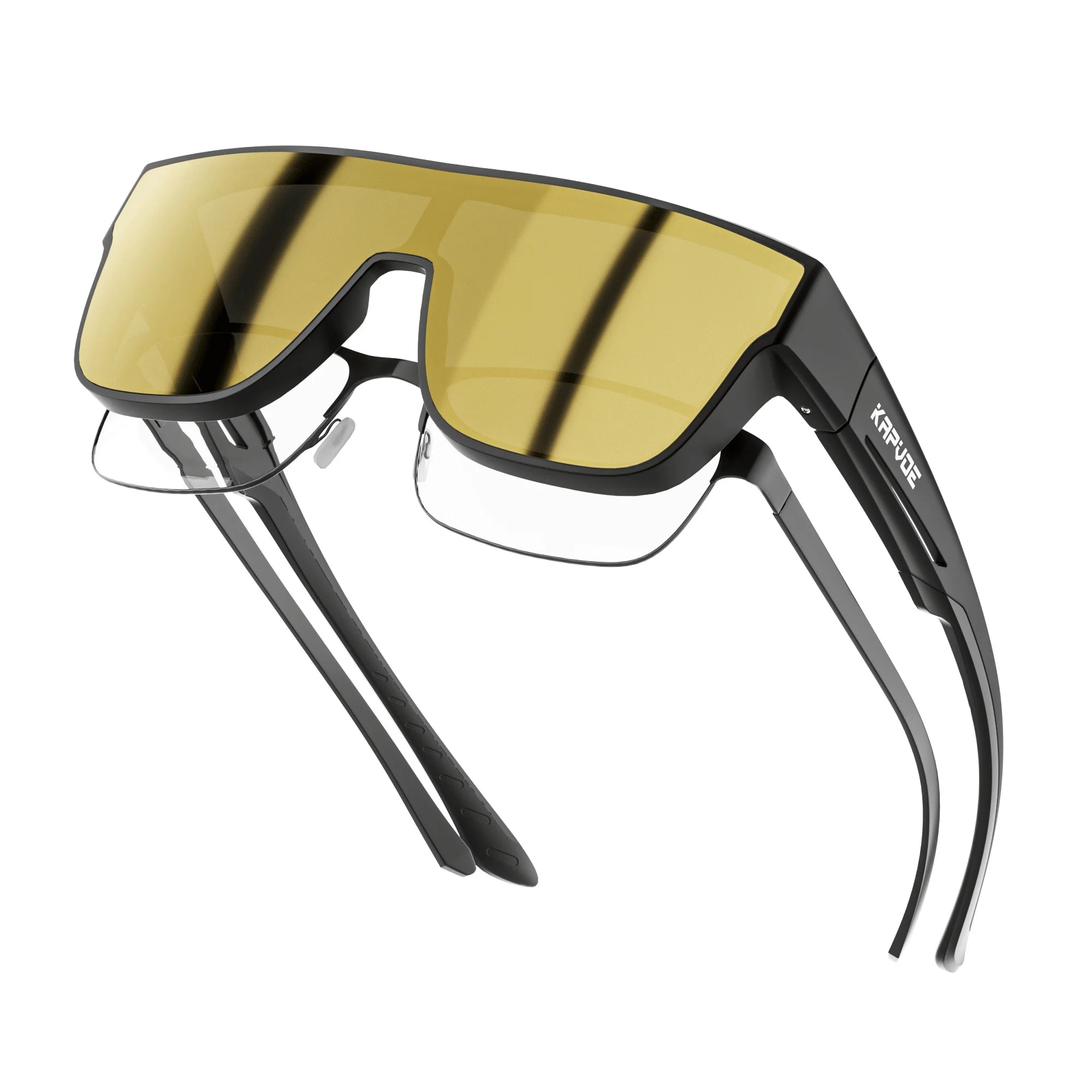 KAPVOE Fitover Sunglasses Photochromic UV400 Fit Over Prescription Eyeglasses Men Women Outdoor Sports Cycling Hiking Glasses