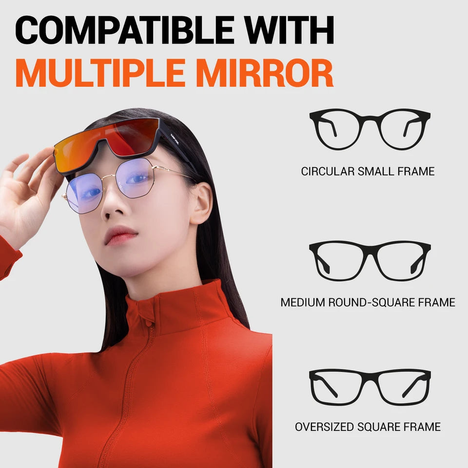 KAPVOE Fitover Sunglasses Photochromic UV400 Fit Over Prescription Eyeglasses Men Women Outdoor Sports Cycling Hiking Glasses