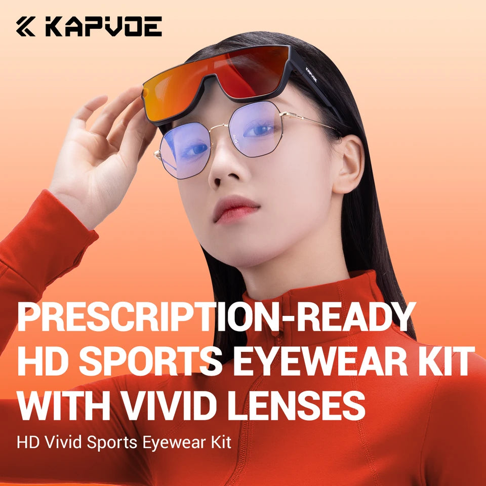KAPVOE Fitover Sunglasses Photochromic UV400 Fit Over Prescription Eyeglasses Men Women Outdoor Sports Cycling Hiking Glasses